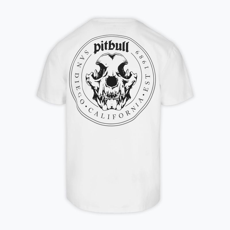 Vyriški marškinėliai Pitbull O'Side Skull white 6