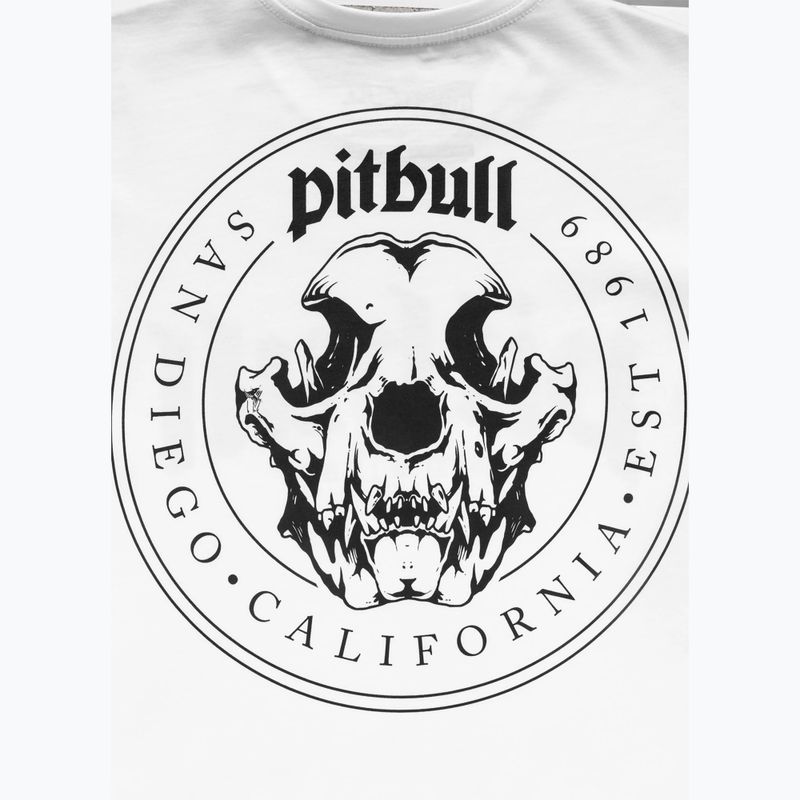 Vyriški marškinėliai Pitbull O'Side Skull white 9