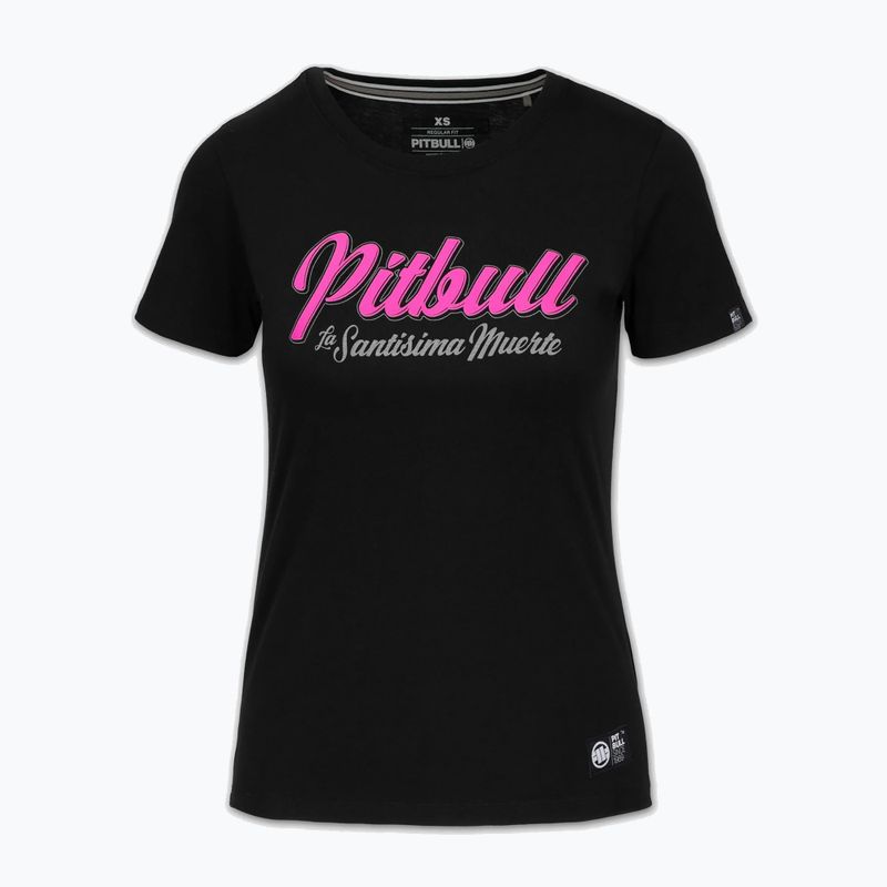 Moteriški marškinėliai Pitbull Santa Muerte black/pink 5