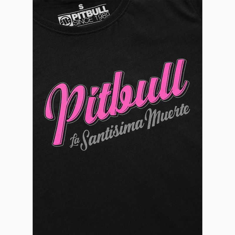 Moteriški marškinėliai Pitbull Santa Muerte black/pink 8