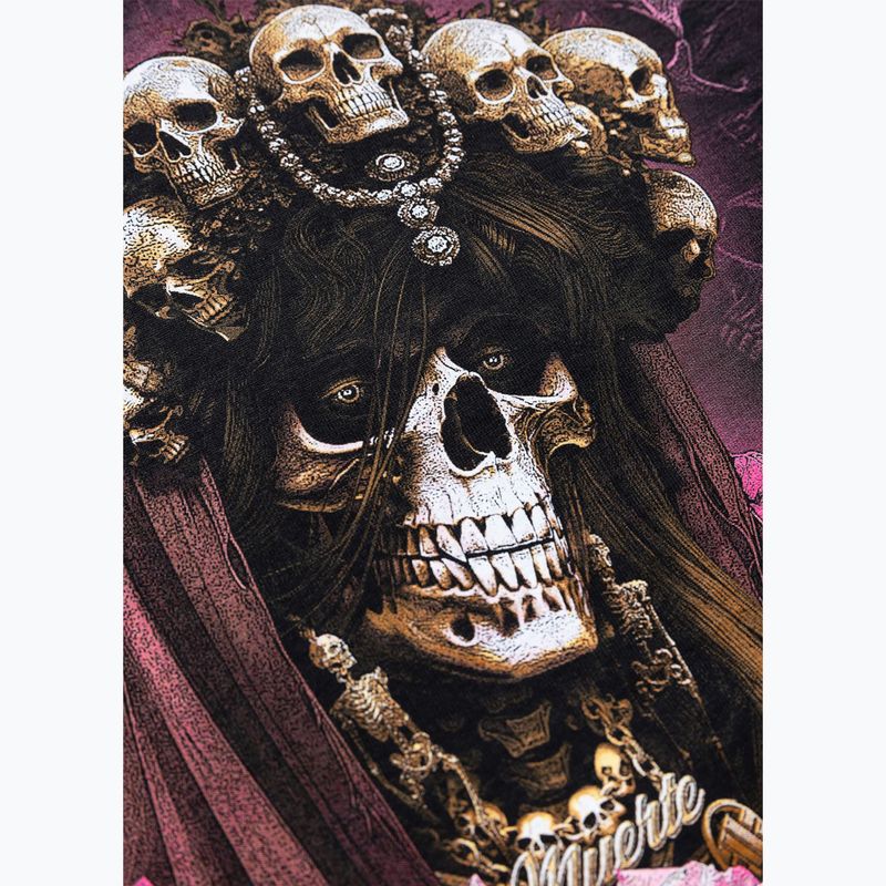 Moteriški marškinėliai Pitbull Santa Muerte black/pink 12