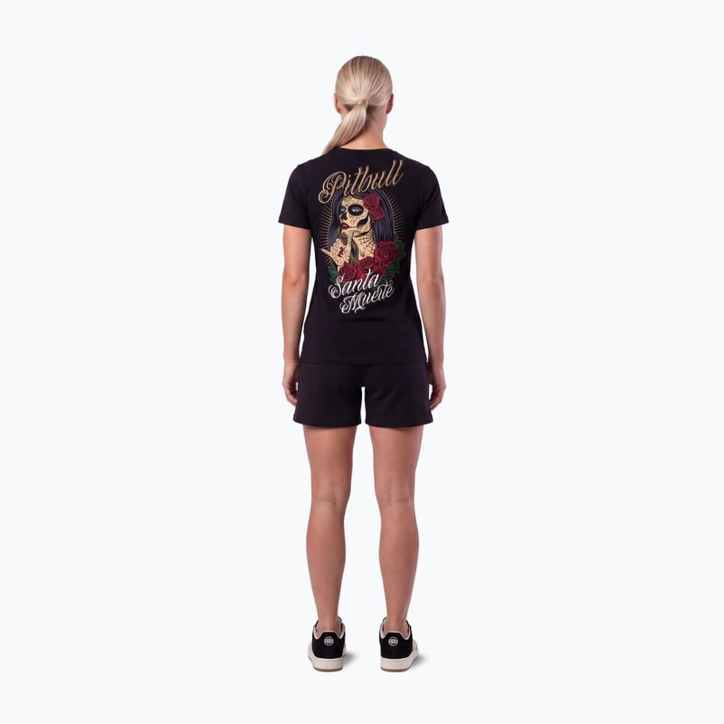 Moteriški marškinėliai Pitbull Santa Muerte black 4