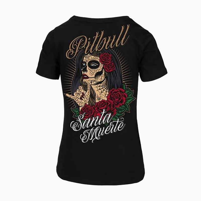 Moteriški marškinėliai Pitbull Santa Muerte black 6