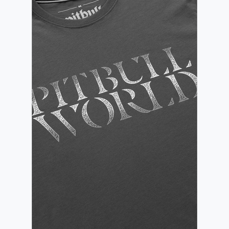 Vyriški marškinėliai Pitbull World graphite 4