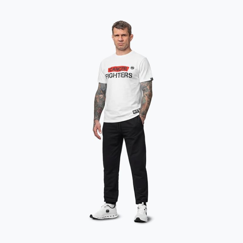 Vyriški marškinėliai Pitbull Cancer Fighters white 2