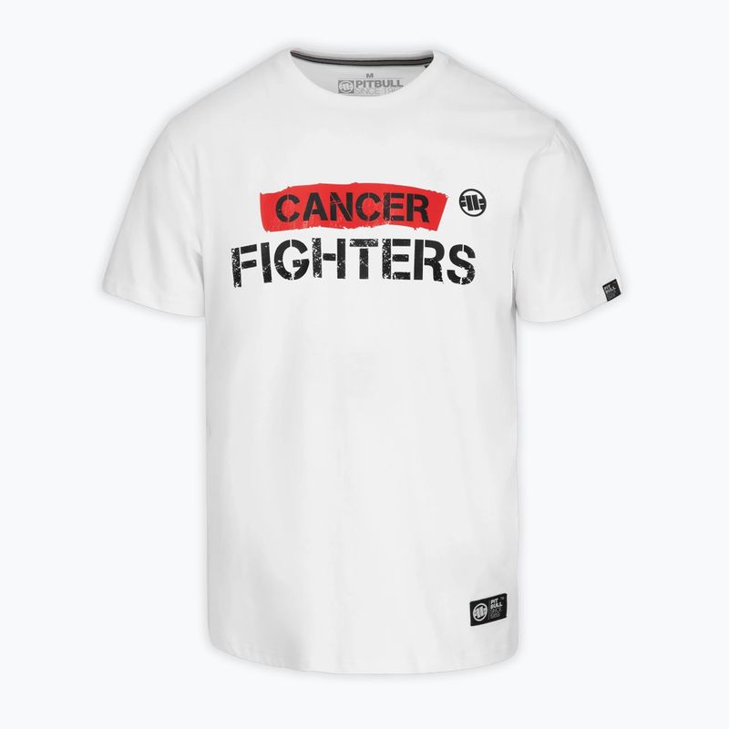 Vyriški marškinėliai Pitbull Cancer Fighters white 3