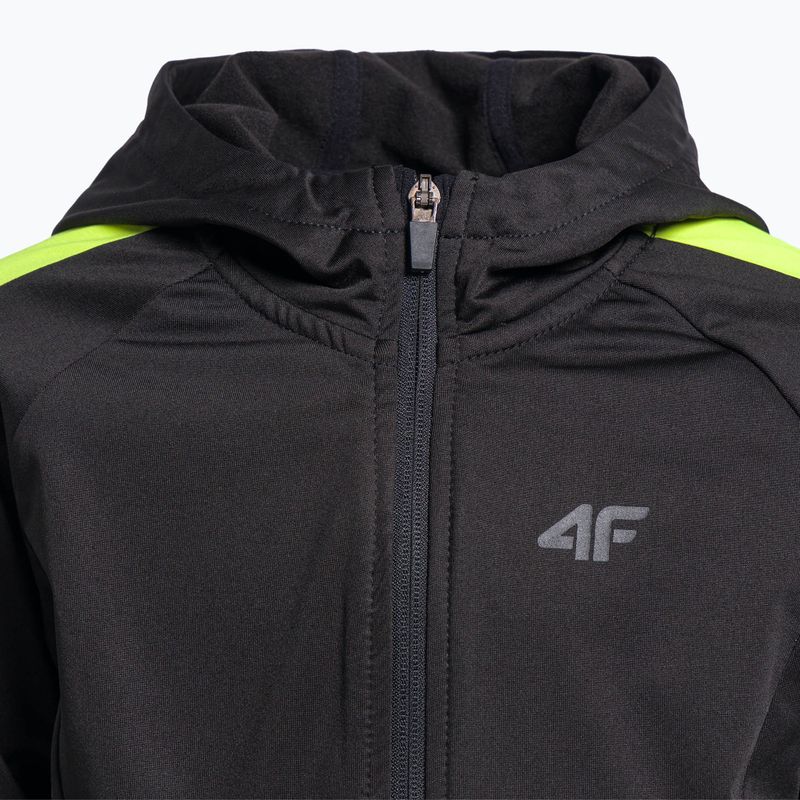 Vaikiškas džemperis 4F JBLMF001 tamsiai juodas 4