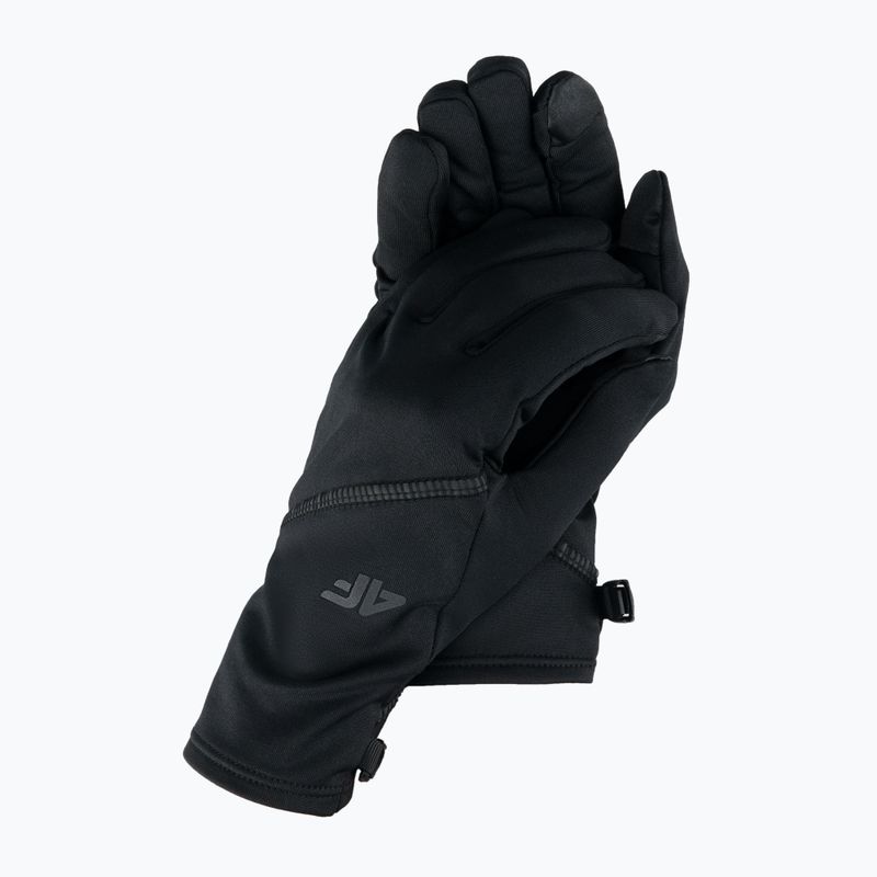 4F trekingo pirštinės REU009 deep black