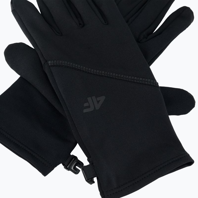4F trekingo pirštinės REU009 deep black 4