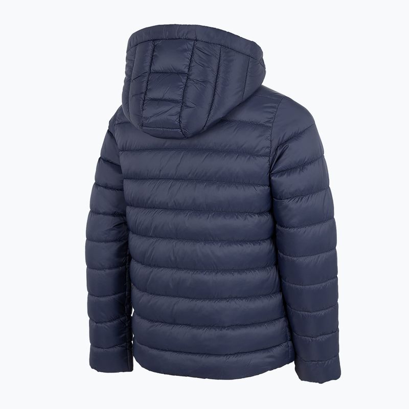 Vaikiška pūkinė striukė 4F JKUDP001 navy 5