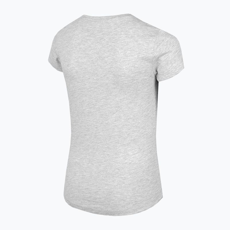Vaikiški marškinėliai 4F JTSD001 cold light grey melange 4