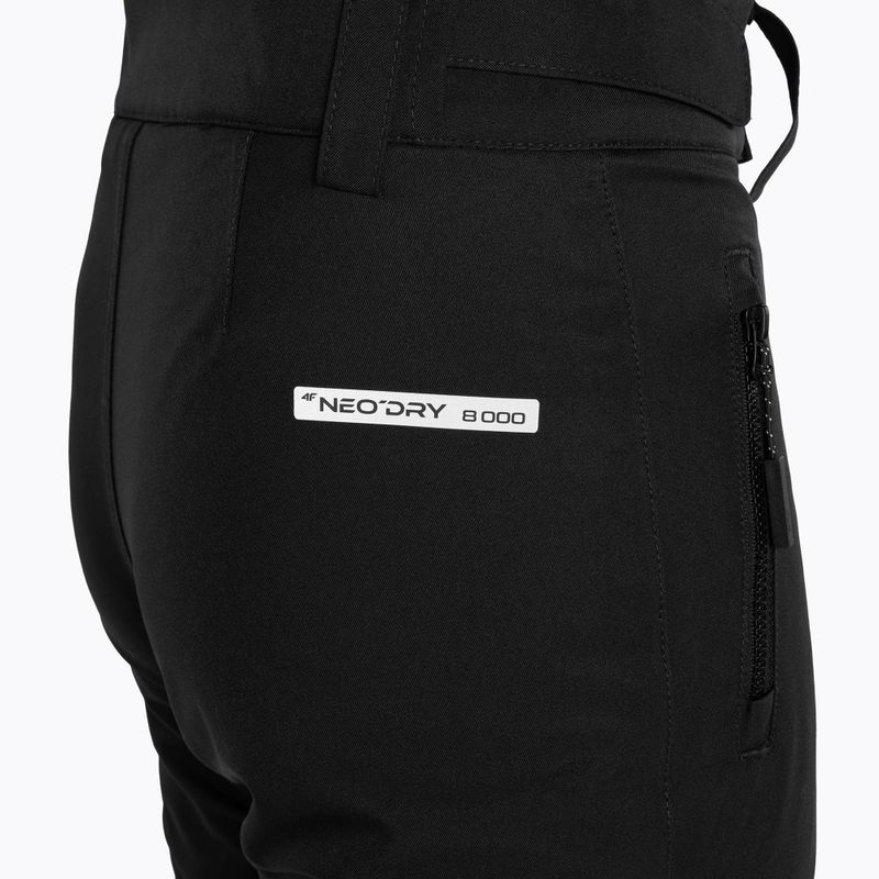 Vaikiškos slidinėjimo kelnės 4F JSPDN001 tamsiai juodos spalvos 7