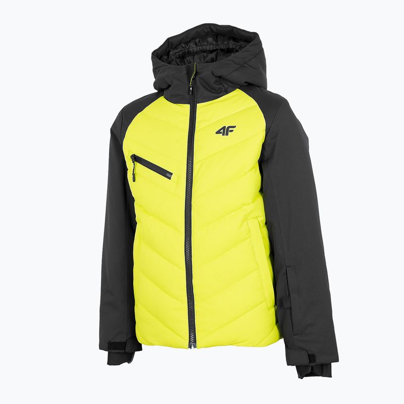 Vaikiška slidinėjimo striukė 4F JKUMN003 lemon 3