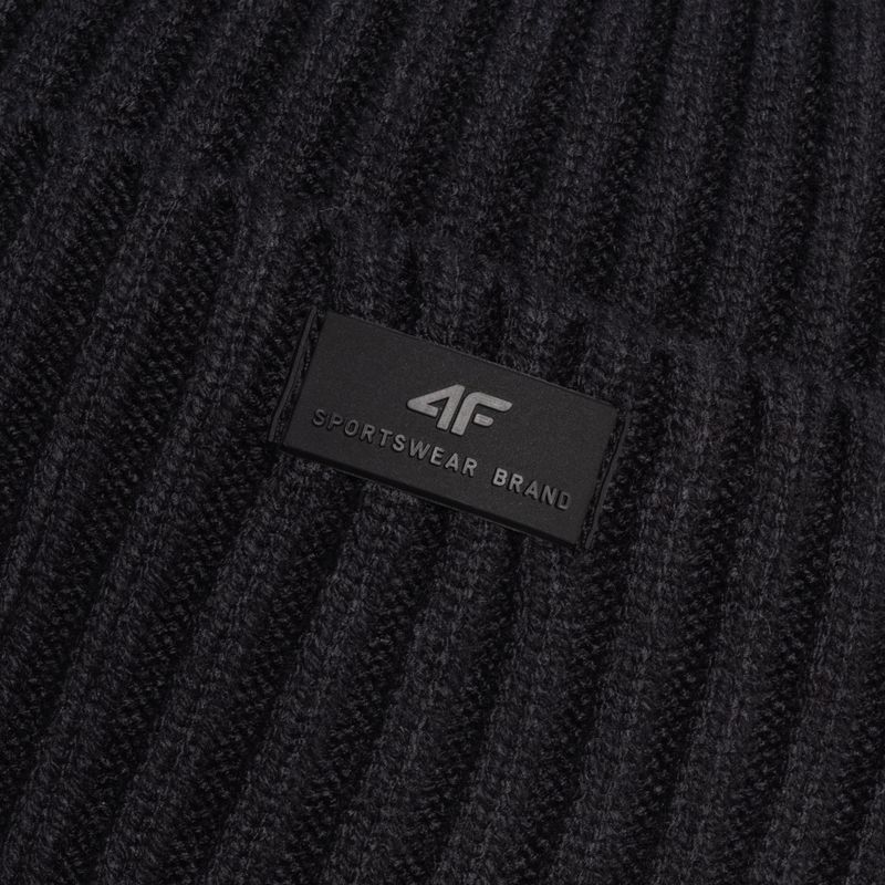 Moteriška žieminė kepurė 4F CAD004 deep black 4