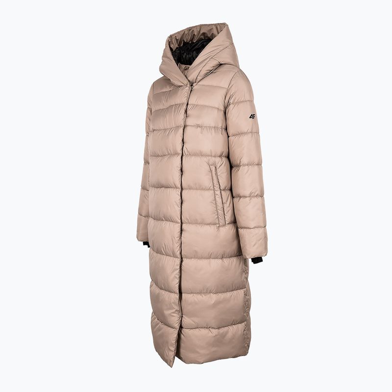 Moteriška pūkinė striukė 4F KUDP018 beige 11