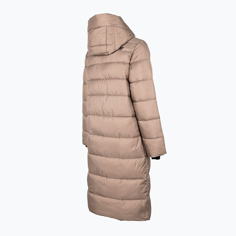 Moteriška pūkinė striukė 4F KUDP018 beige 12