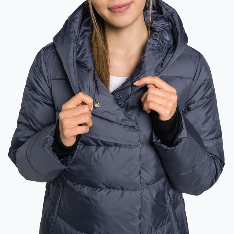 Moteriška pūkinė striukė 4F KUDP018 denim 6