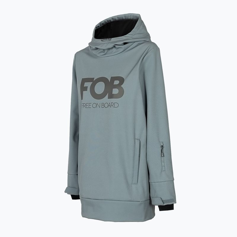 Moteriška snieglenčių striukė 4F SFD001F denim 7