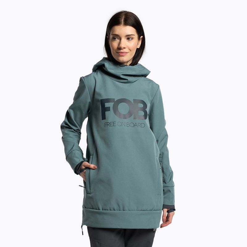 Moteriška snieglenčių striukė 4F SFD001F denim