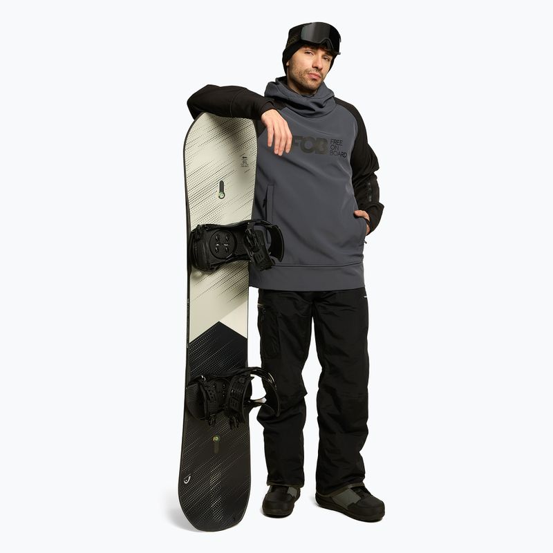 Vyriška snieglenčių striukė 4F SFM001F anthracite 2