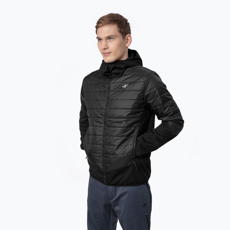 Vyriška hibridinė striukė 4F KUMH060 deep black