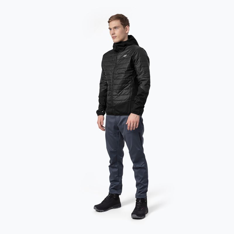 Vyriška hibridinė striukė 4F KUMH060 deep black 2