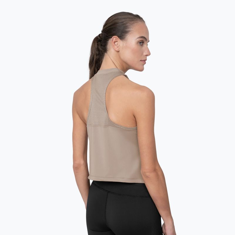 Moteriška treniruočių liemenėlė 4F TSDF016 beige 2