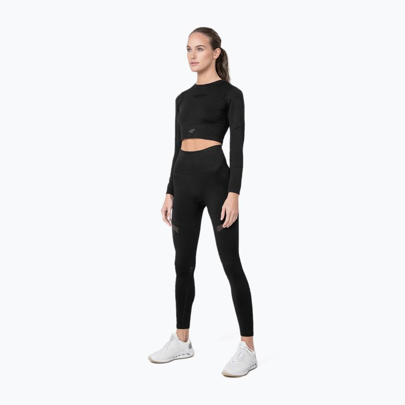 Moteriškos tamprės 4F SPDF012 deep black 2