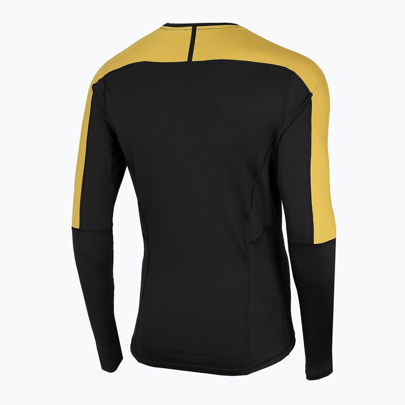 Vyriškos 4F ilgomis rankovėmis TSMLF010 LS deep black 4