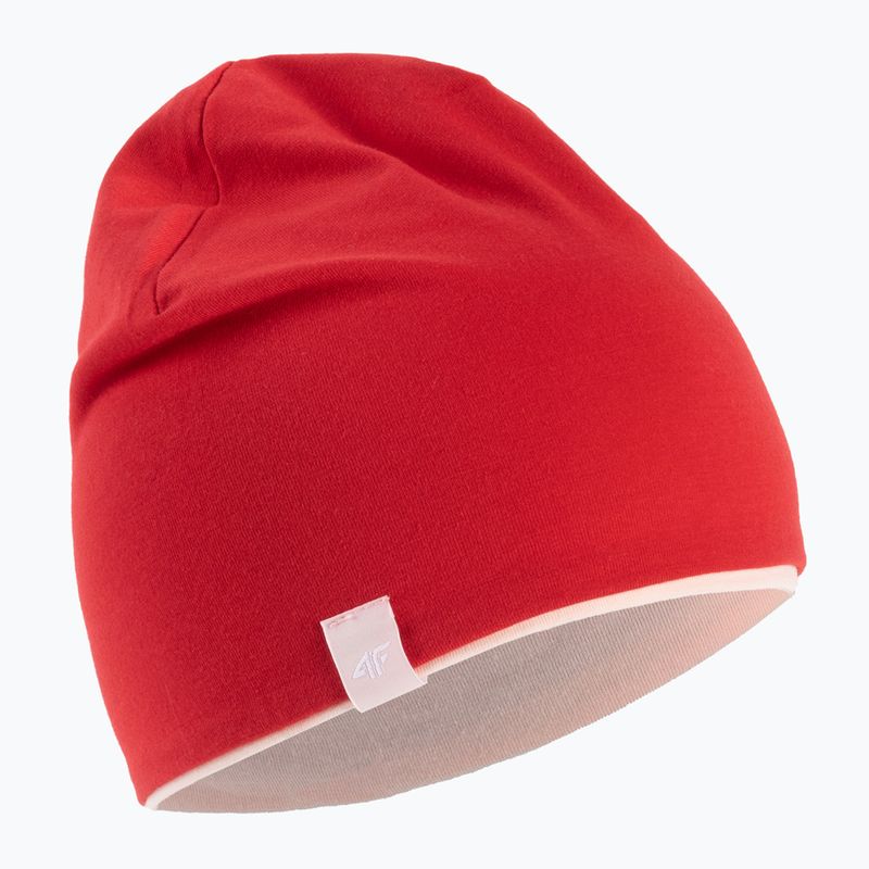 Vaikiška žieminė kepurė 4F JCAD001 šviesiai rožinė 6