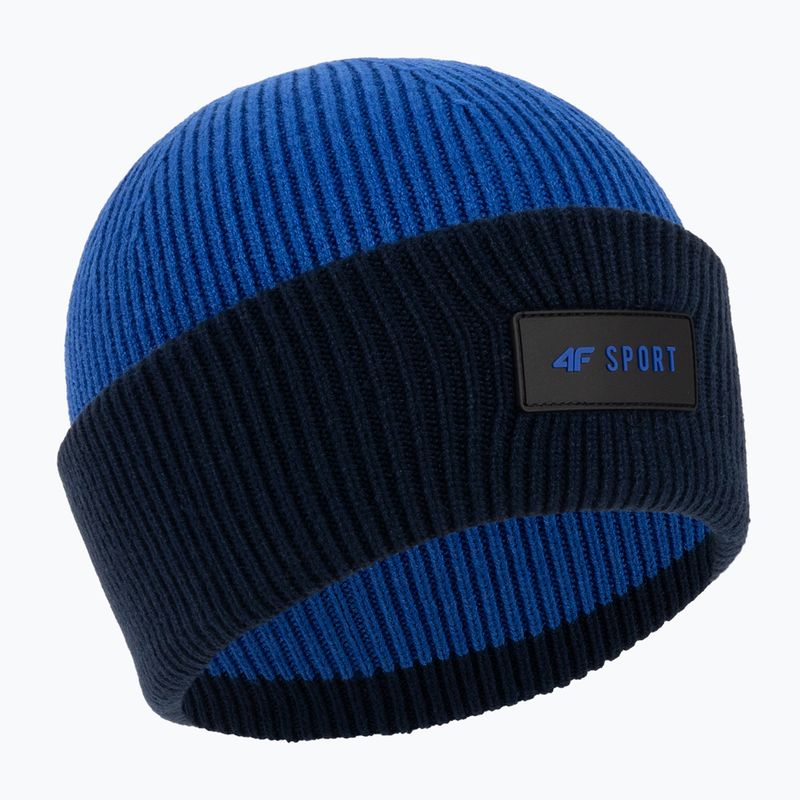 Vaikiška žieminė kepurė 4F JCAM004 navy