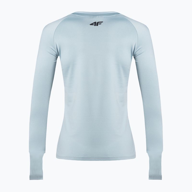 Moteriški termoaktyvūs marškinėliai 4F BIDD030 light blue 2