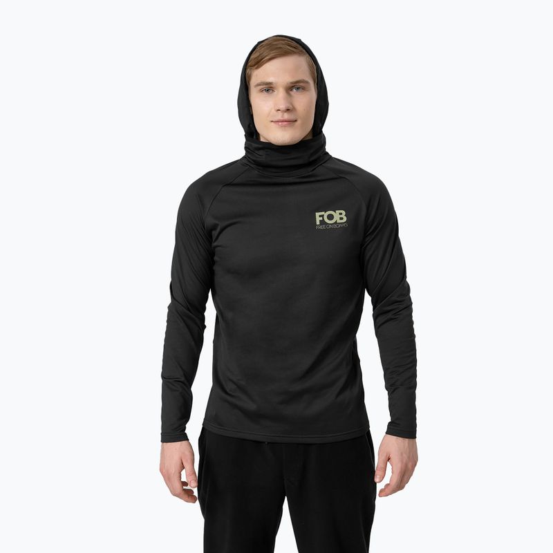 Vyriški termo megztiniai 4F BIMD034 deep black