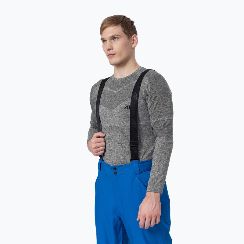 Vyriški termo megztiniai 4F BIMB030G cold light grey melange