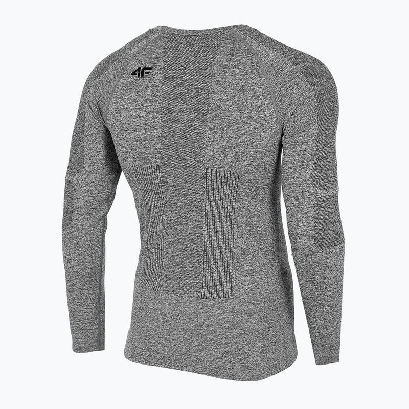 Vyriški termo megztiniai 4F BIMB030G cold light grey melange 3