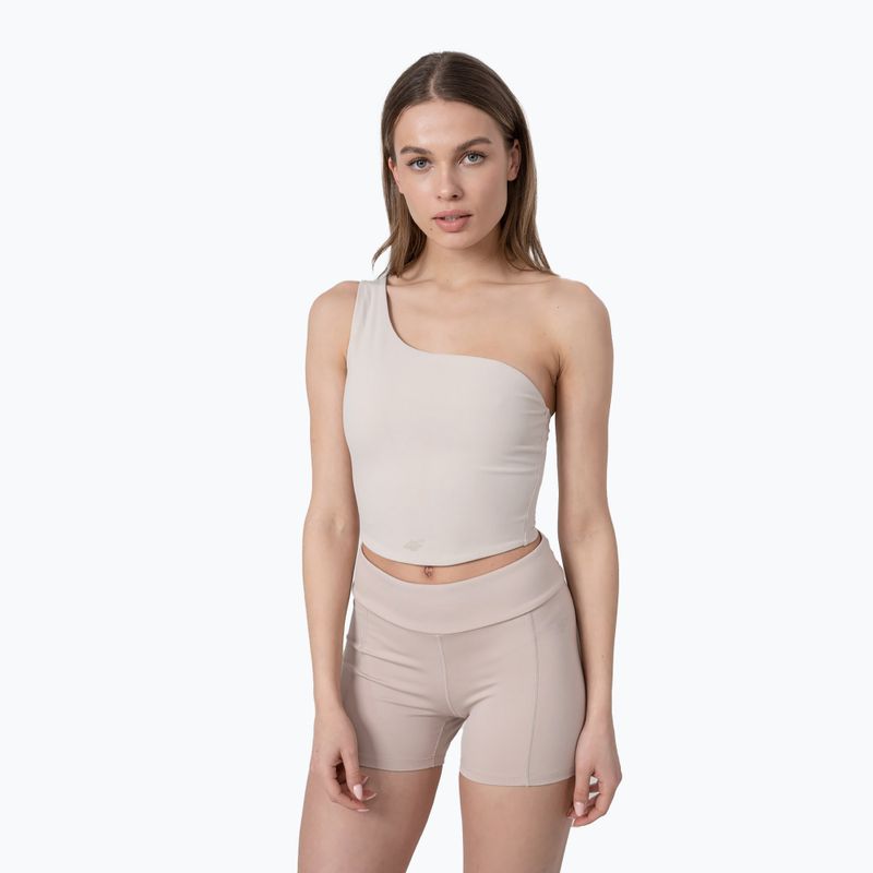 Moteriška jogos viršutinė dalis 4F TSD033 beige