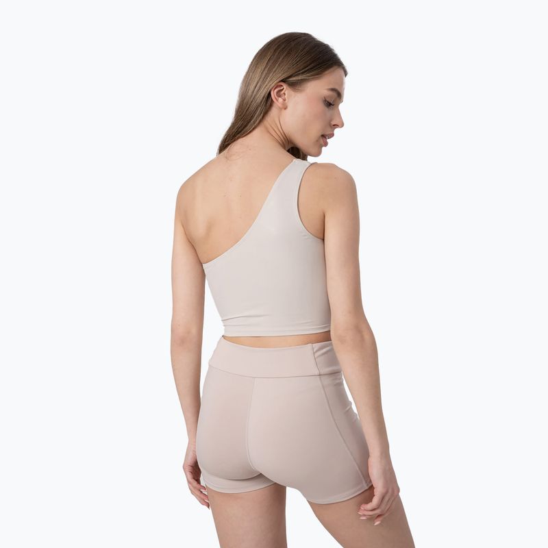 Moteriška jogos viršutinė dalis 4F TSD033 beige 2