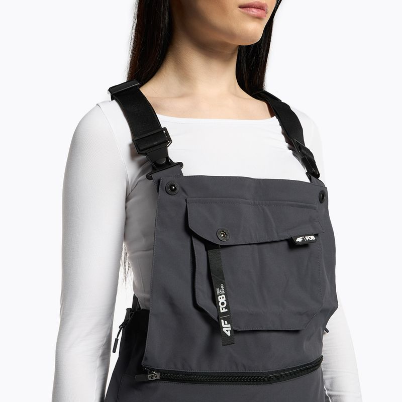 Moteriškos snieglenčių kelnės 4F SPDS002 dark/grey 5