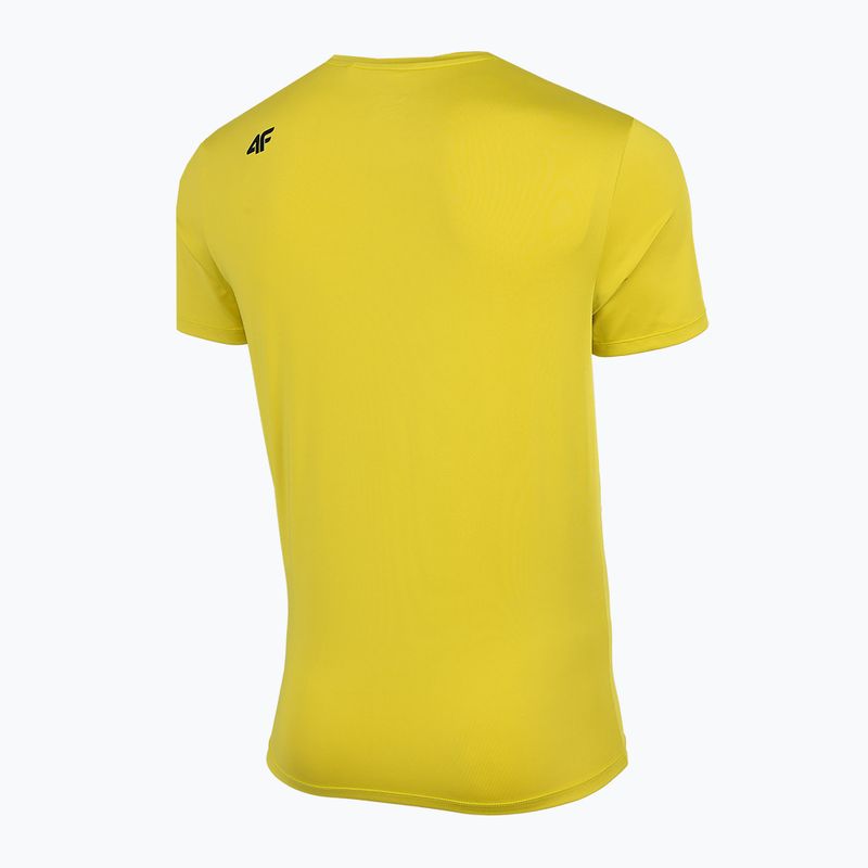 Vyriški trekingo marškinėliai 4F TSM019 lemon 4