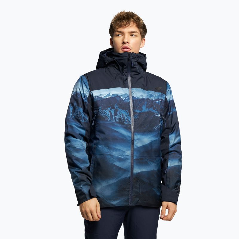 Vyriška slidinėjimo striukė 4F KUMN006 multicolour 1 allover