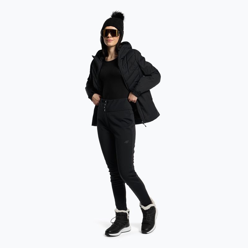 Moteriškos slidinėjimo kelnės 4F SPDN003 deep black 2