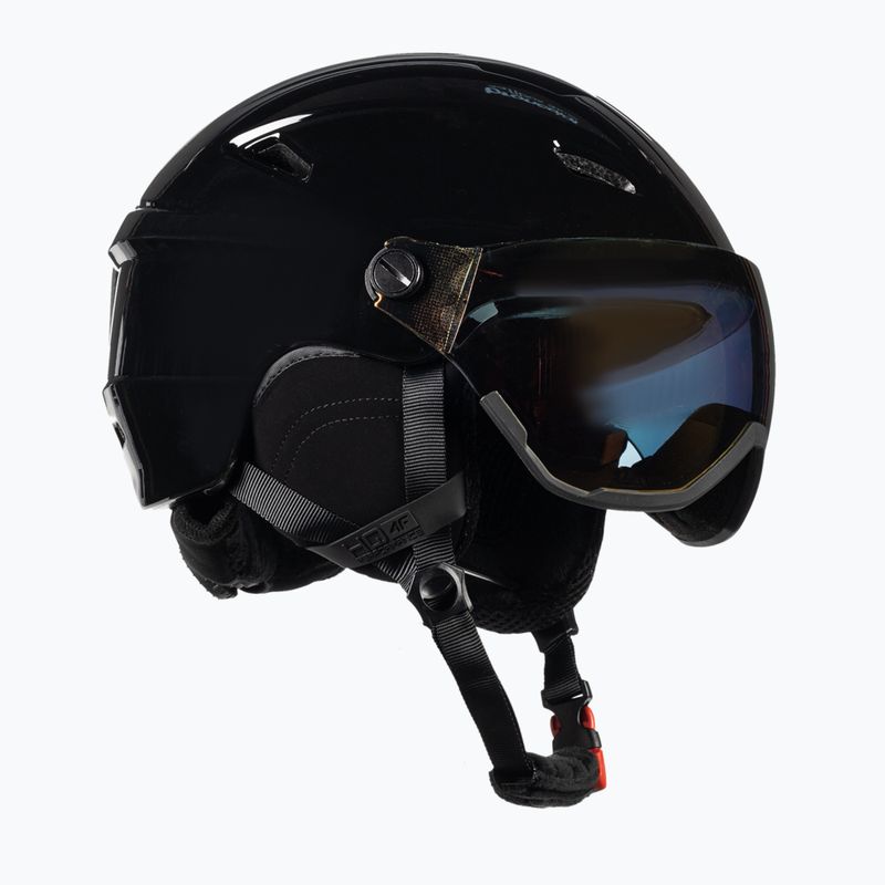 Moteriškas slidinėjimo šalmas 4F KSD001 deep black