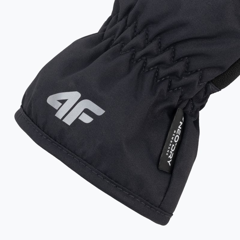 Vaikiškos slidinėjimo pirštinės 4F M038 antracitinės 5