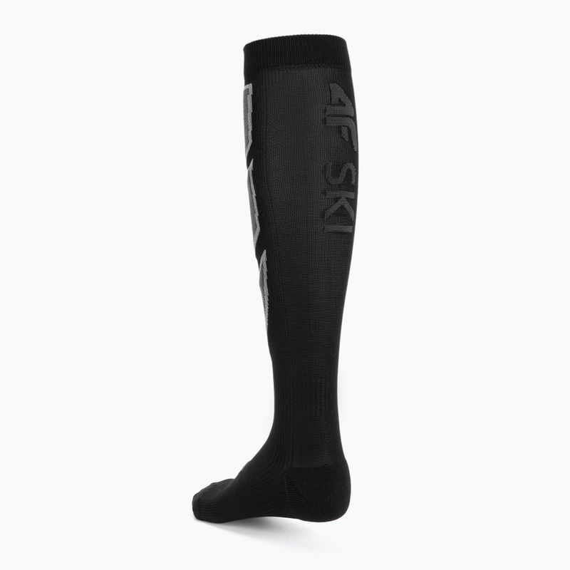 Vyriškos slidinėjimo kojinės 4F M030 deep black 2