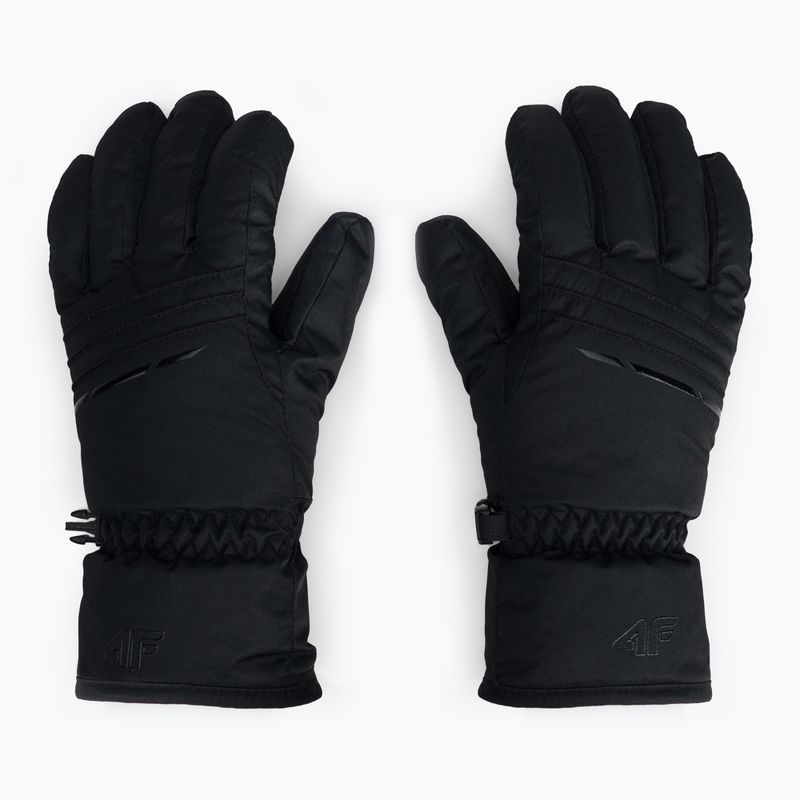 Moteriškos slidinėjimo pirštinės 4F RED002 deep black 3