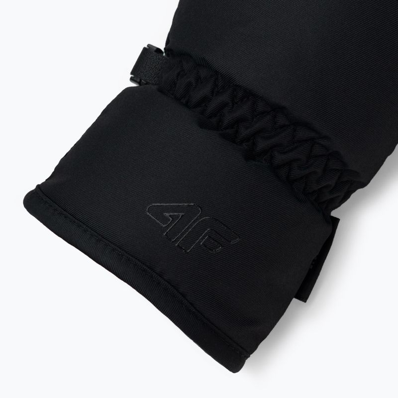 Moteriškos slidinėjimo pirštinės 4F RED002 deep black 4