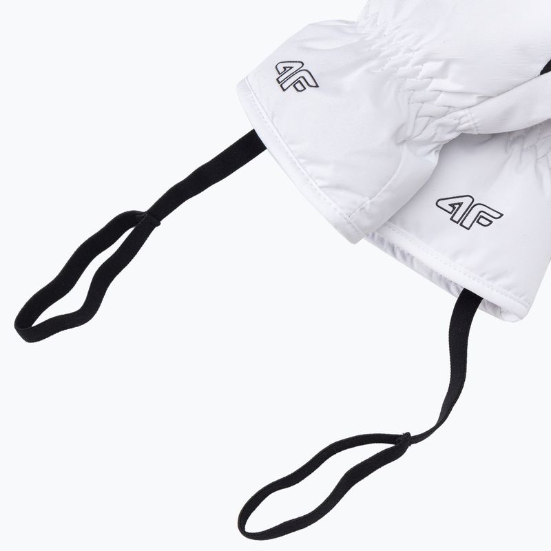 Moteriškos slidinėjimo pirštinės 4F RED002 white 5