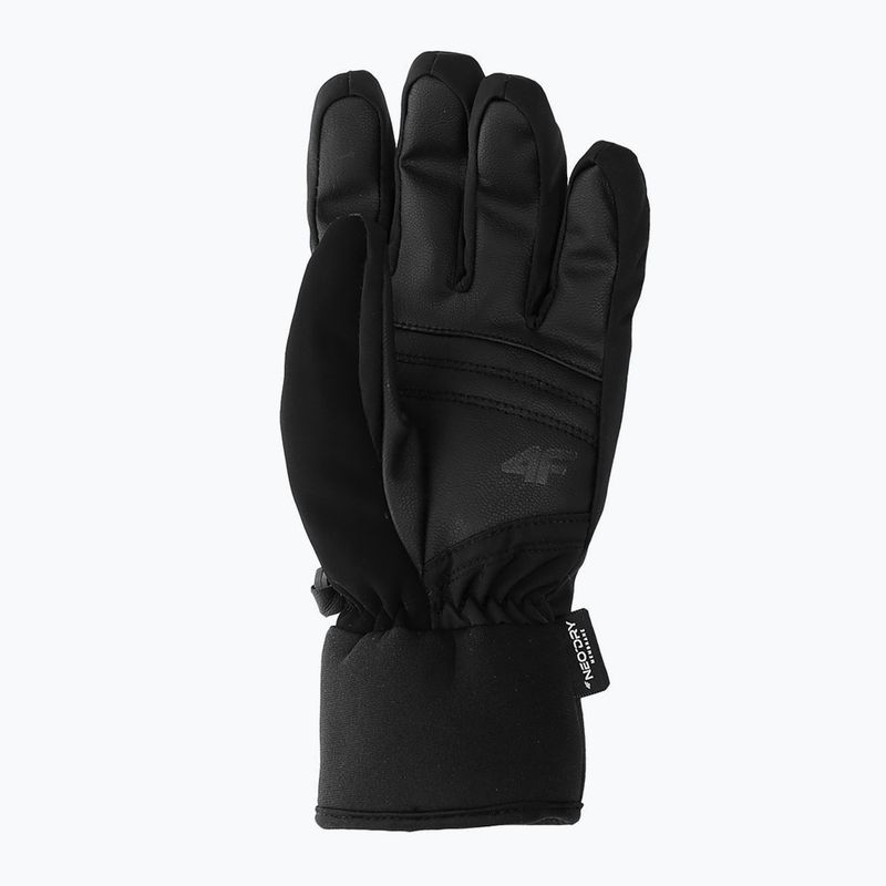 Moteriškos slidinėjimo pirštinės 4F RED004 black 8