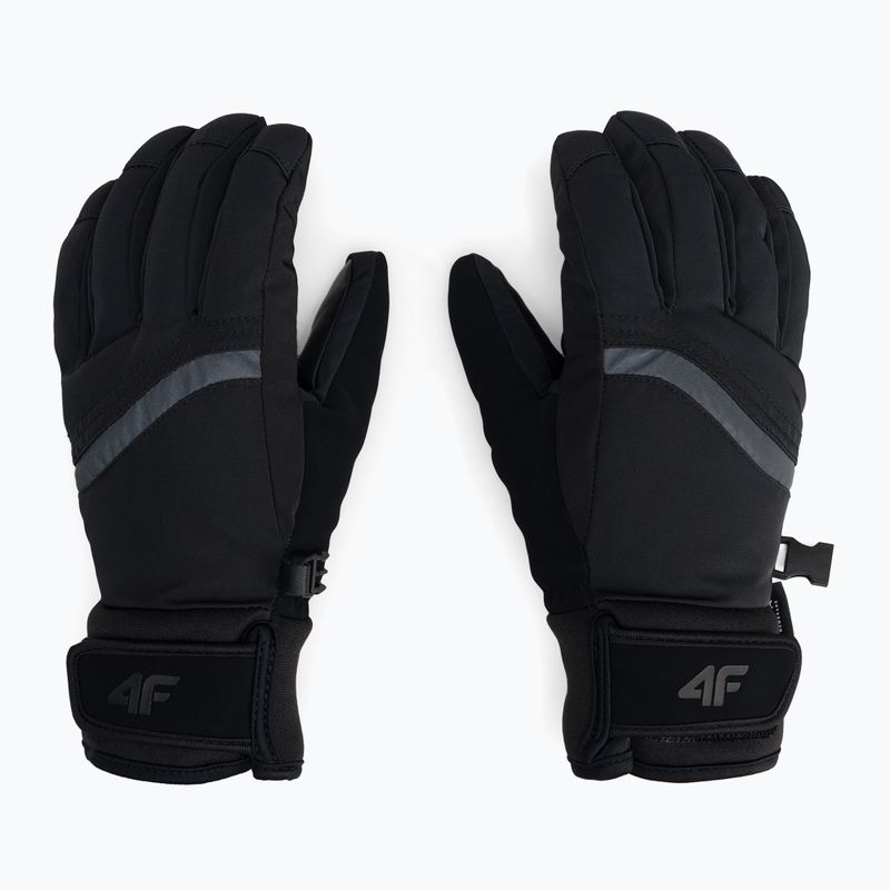 Moteriškos slidinėjimo pirštinės 4F RED004 black 3