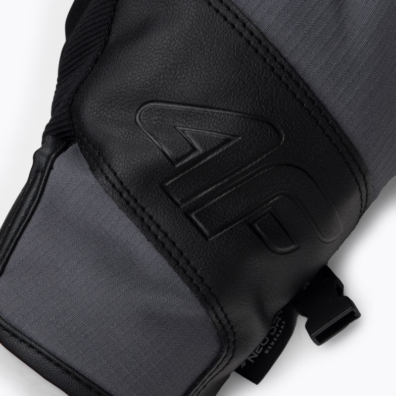 Vyriškos slidinėjimo pirštinės 4F REM004 anthracite 4